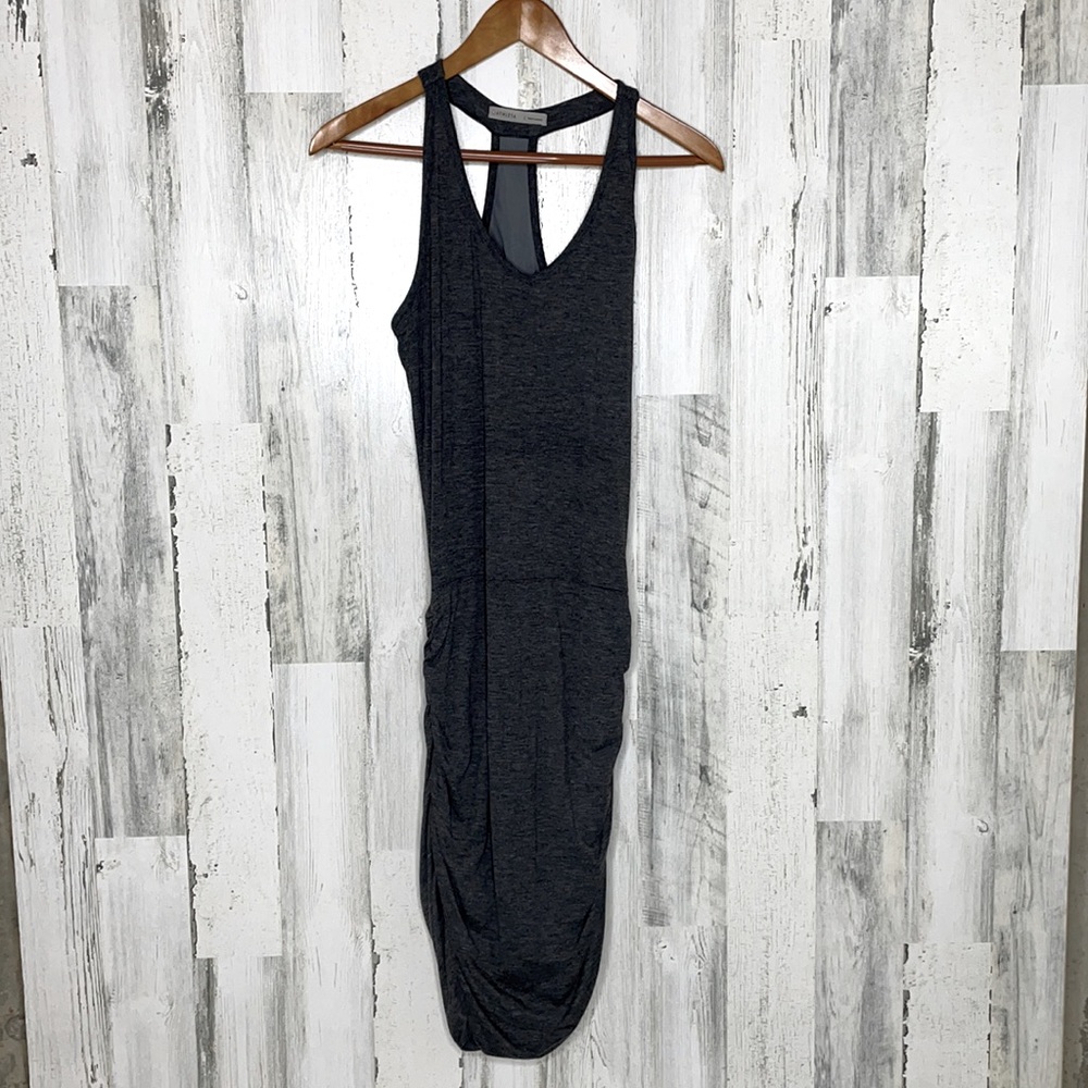 Athleta (grey) racerback tee dress EUC - Picture 2 of 10